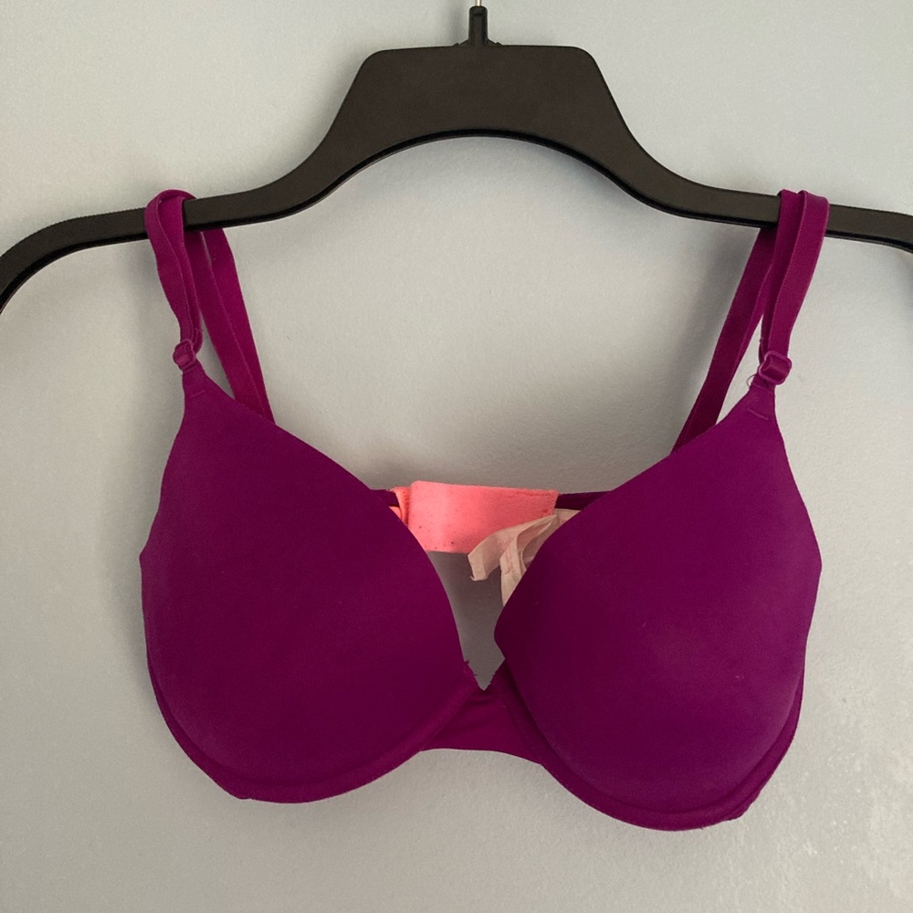 Victoria's Secret PINK Push Up Bra 32D Multicolor Casual Everyday Padded